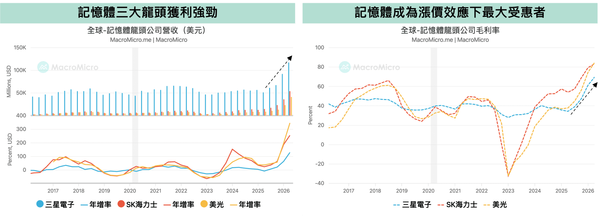 内存储器财报表现